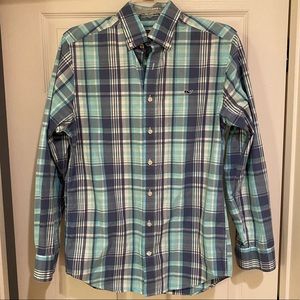 Vineyard Vines Men’s Plaid Button-Down Dress Shirt